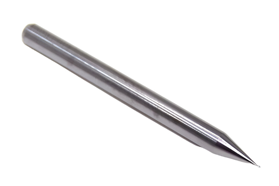 1620-0090.014 Kyocera 0.0090" Carbide 2 Flute End Mill 0.0090" Diameter 0.0140" Flute 1.5" Length 0.125" Shank