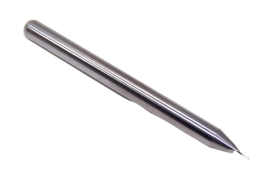 1620-0098.015 Kyocera 0.25mm Carbide 2 Flute End Mill 0.0098" Diameter 0.0150" Flute 1.5" Length 0.1181" Shank