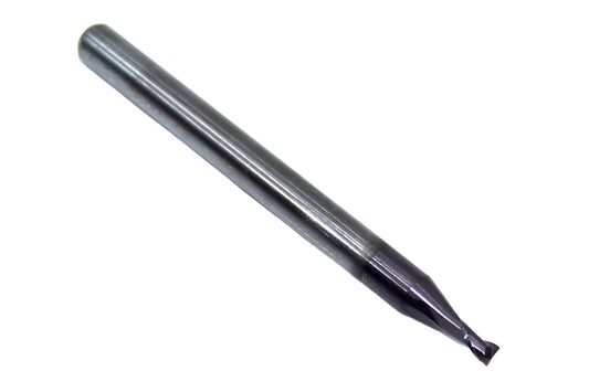 1620-0625L094 Kyocera 1/16" Carbide 2 Flute End Mill Stub ALTiN Coated 0.0625" Diameter 0.094" Flute 1.5" Length 0.125" Shank