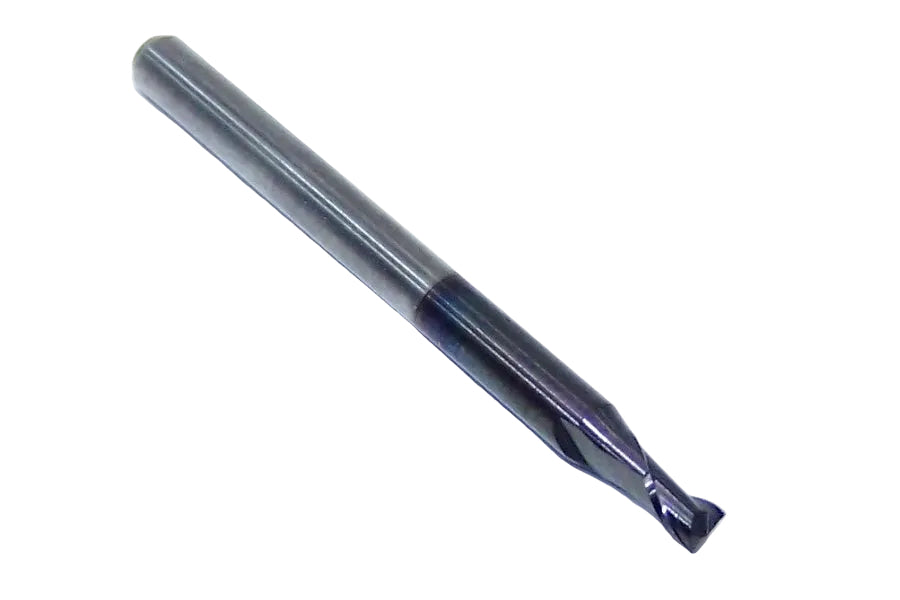 1620-0938L141 Kyocera 3/32" Carbide 2 Flute End Mill ALTiN Coated 0.0938" Diameter 0.141" Flute 1.5" Length 0.125" Shank