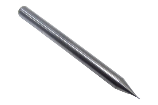 1625-0090.027 Kyocera 0.009" Carbide 2 Flute End Mill Ball End 0.0090" Diameter 0.0270" Flute 1.5" Length 0.125" Shank