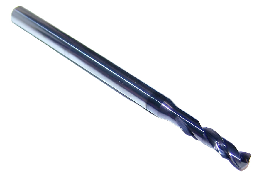 165-1181AG591 Kyocera 3.00mm Carbide 2F Drill High Performance .1181" Diameter .591" Flute 2.36" Length .157" Shank Coated