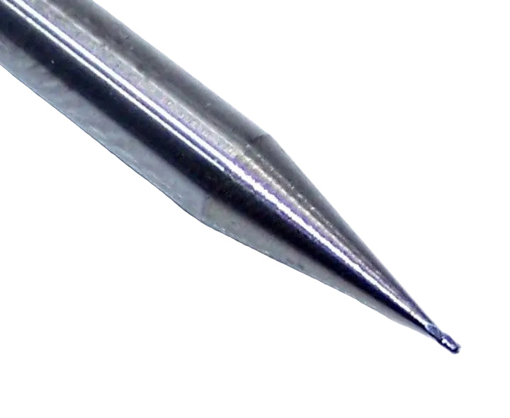 16501560 MAFord 1/64" Carbide 4 Flute End Mill Ball End Bright 0.0156" Diameter 0.023" Flute 1.5" Length 0.125" Shank (16500)
