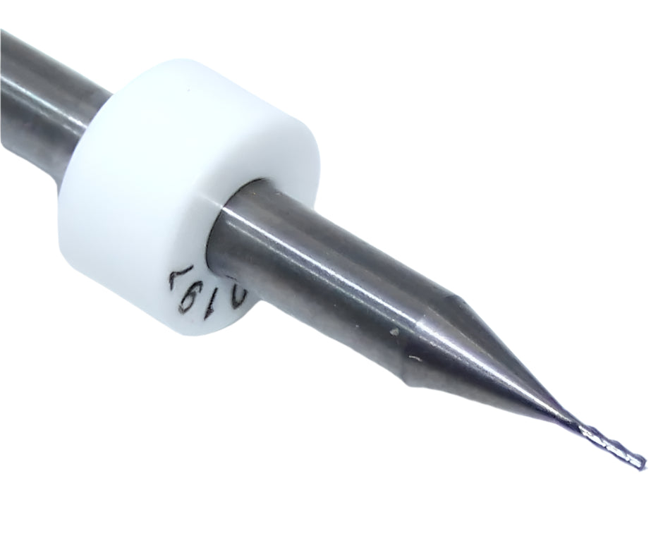 1700Q0197.098A1 Kyocera 0.50mm Carbide 3 Flute End Mill .0197" Diameter .098" Flute 1.50" Length  .125" Shank