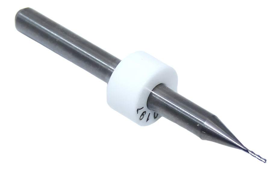 1700Q0197.098A1 Kyocera 0.50mm Carbide 3 Flute End Mill .0197" Diameter .098" Flute 1.50" Length  .125" Shank
