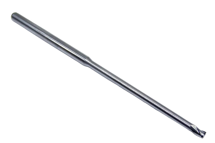 1742-0938.1675 Kyocera 3/32" Carbide 3 Flute End Mill 1.675" Extended Reach 0.0938" Diameter 0.139" Flute 3.0" Length 0.125" Shank