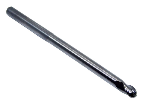 1755-2500.2500 Kyocera 1/4" Carbide 3 Flute Ball End Mill 2.50" Extended Reach 0.250" Diameter 0.375" Flute 4.0" Length 0.250" Shank