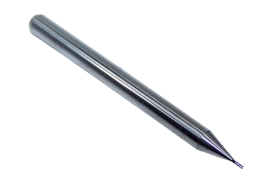 1810-0170.051 Kyocera 0.0170" Carbide 4 Flute End Mill 0.0170" Diameter 0.051" Flute 1.5" Length 0.125" Shank