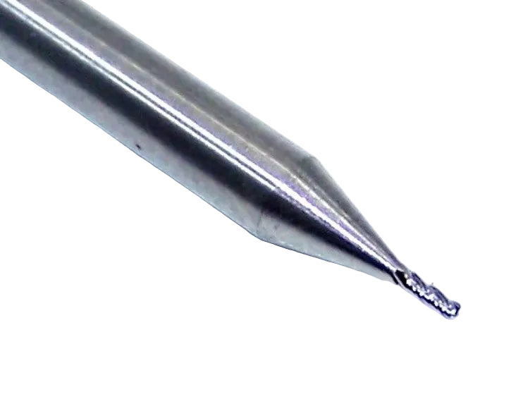 1810-0260.078 Kyocera #71 Carbide 4 Flute End Mill .0260" Diameter .078" Flute 1.50" Length .125" Shank