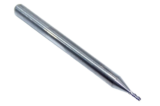 1810-0315.095 Kyocera 0.8mm Carbide 4 Flute End Mill 0.0315" Diameter 0.0950" Flute 1.5" Length 0.1181" Shank