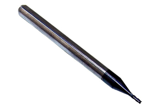 1810-0350L105 Kyocera #65 Carbide 4 Flute End Mill SQ AlTiN .0350" Diameter .105" Flute 1.50" Length .125" Shank