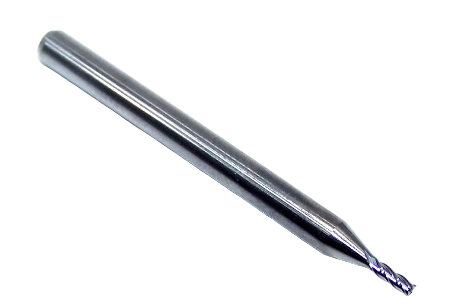 1810-0469.141 Kyocera 3/64" Carbide 4 Flute End Mill 0.0469" Diameter 0.141" Flute 1.5" Length 0.125" Shank