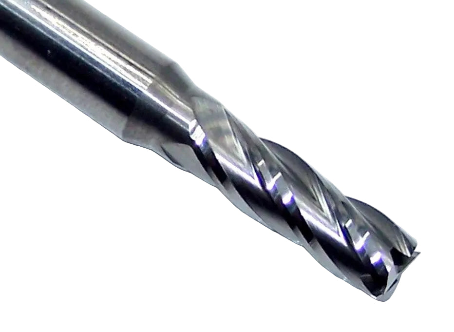 1810-2031.625 Kyocera 13/64" Carbide 4 Flute End Mill 0.2031" Diameter 0.625" Flute 2.50" Length 0.25" Shank