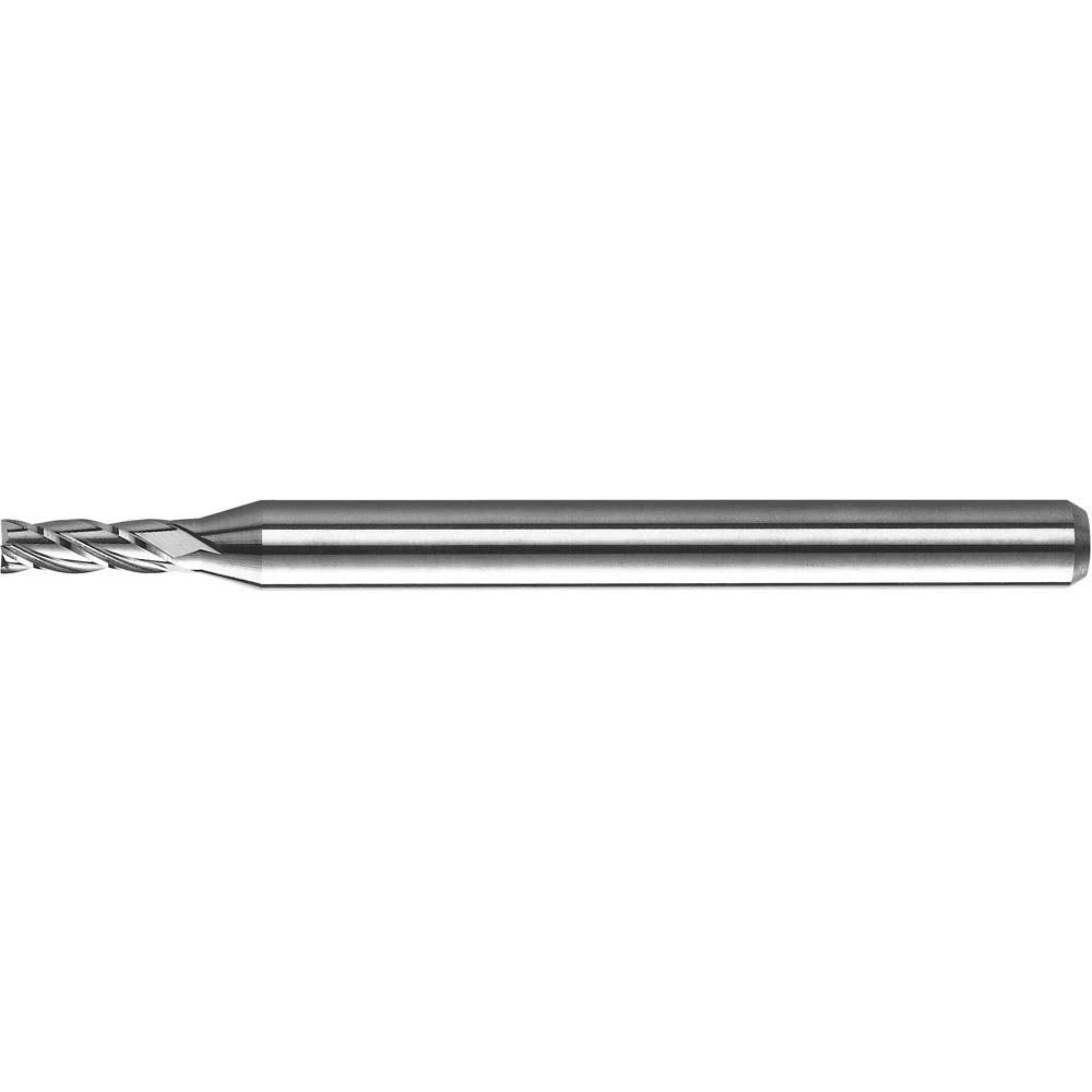 1814-0469D141CR Kyocera 3/64" Carbide 4 Flute End Mill 0.015" Radius DLC Coated 0.0469" Diameter 0.1250" Flute 1.5" Length 0.1250" Shank