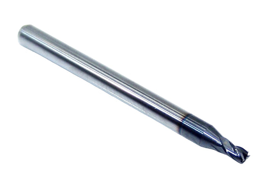 1820-0781L125 Kyocera 5/64" Carbide 4 Flute End Mill Stub ALTiN Coated 0.0781" Diameter 0.125" Flute 1.5" Length 0.125" Shank