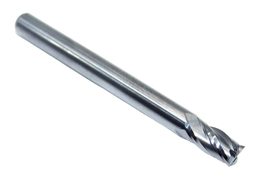 1820-1875.375 Kyocera 3/16" Carbide 4 Flute End Mill 0.1875" Diameter 0.375" Flute 2.0" Length 0.1875" Shank