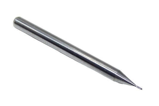 1825-0200.060 Kyocera #76 Carbide End Mill Ball End .0200" Diameter .060" Flute 1.50" Length .125" Shank