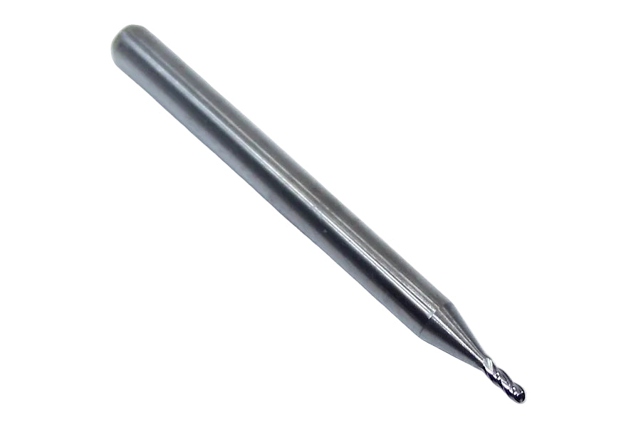 1825-0430.129 Kyocera 0.0430" Carbide 4 Flute End Mill Ball End 0.0430" Diameter 0.129" Flute 1.50" Length 0.125" Shank