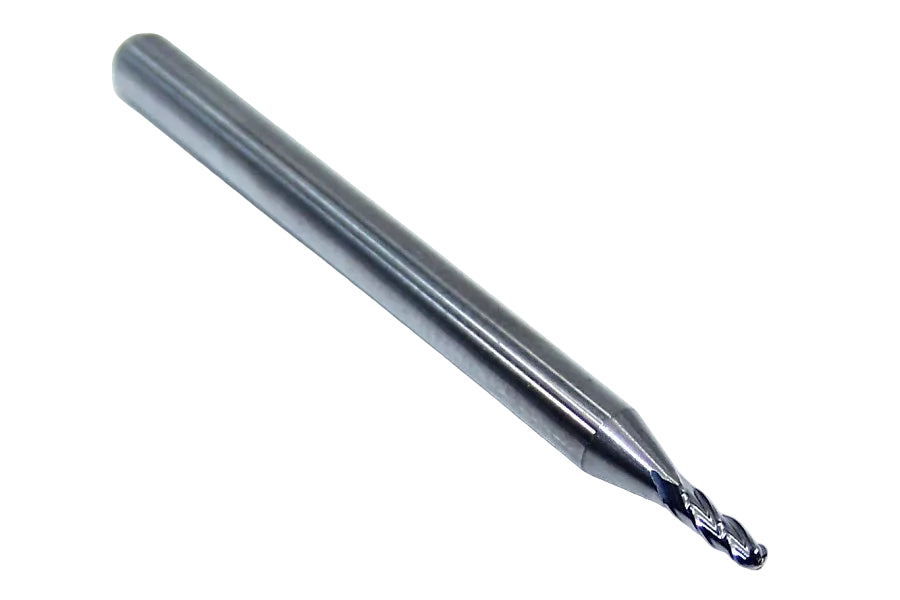 1825-0570.171 Kyocera 0.0570" Carbide 4 Flute End Mill Ball End 0.0570" Diameter 0.171" Flute 1.50" Length 0.125" Shank