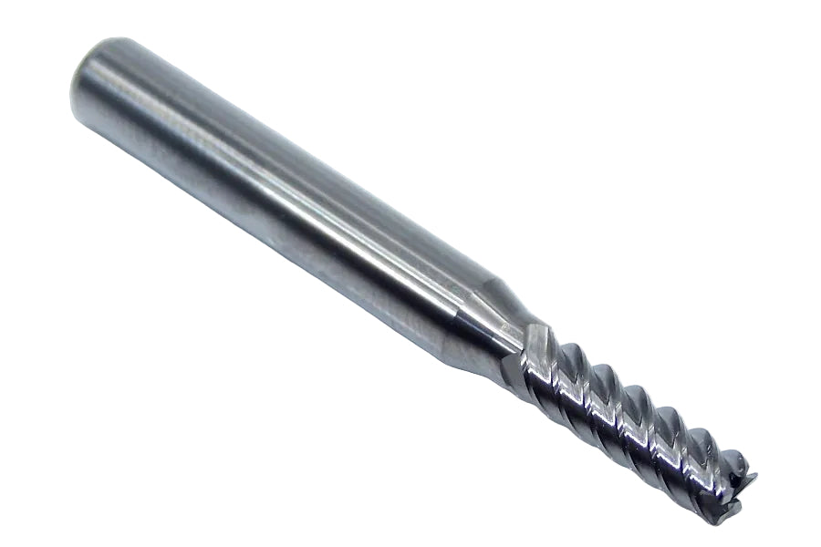 1905-1772.590R Kyocera 0.1772" Carbide 5 Flute End Mill Radius End 0.1772" Diameter 0.590" Flute 2" Length 0.2362" Shank