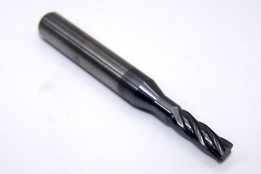 1910-1575O500A1 Kyocera 4.00mm Carbide 5 Flute End Mill Flat End Coated .1575" Diameter .500" Flute 2.00" Length .250"shank