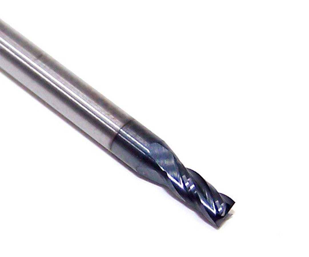 203-001043 Monster Tool 3/32" Carbide 4 Flute End Mill Stub Length AlTiN Coated .0938" Diameter 0.1875" Flute 1.5" Length 0.125" Shank GWS Tool Group