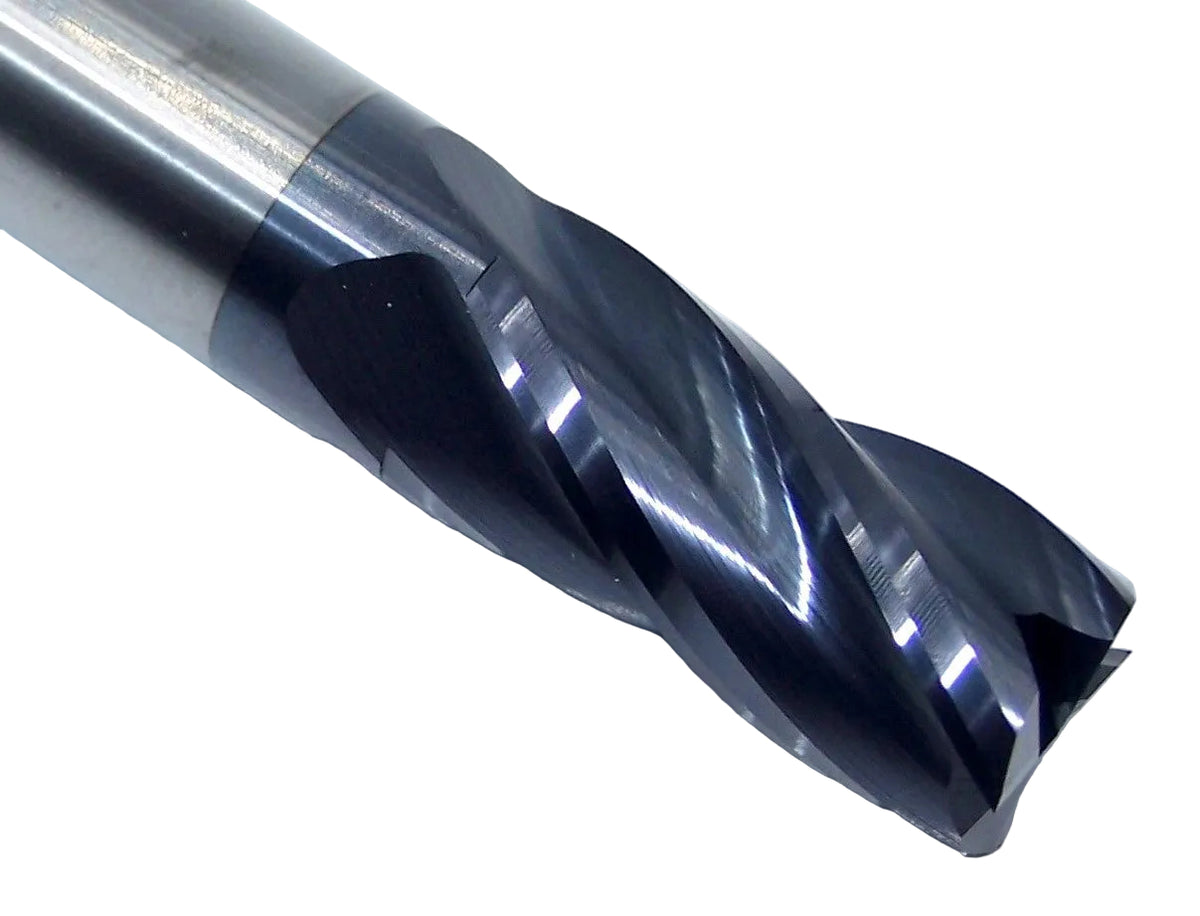 206-001207 Monster Tool 1/2" Carbide 4 Flute End Mill SQ AlTiN Coated .500" Diameter 1.00" Flute 3.00" Length .500" Shank
