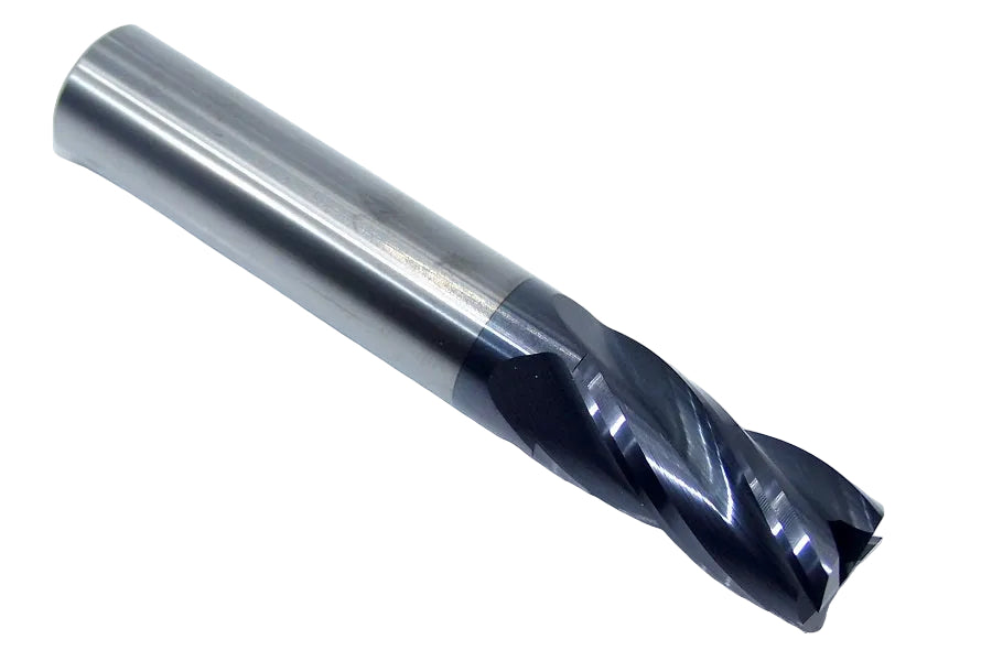 206-001207 Monster Tool 1/2" Carbide 4 Flute End Mill SQ AlTiN Coated .500" Diameter 1.00" Flute 3.00" Length .500" Shank