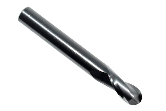 219-001080 Monster Tool 1/4" Carbide 2 Flute End Mill Ball End Stub .2500" Diameter .500" Flute  2.00" Length .250" Shank