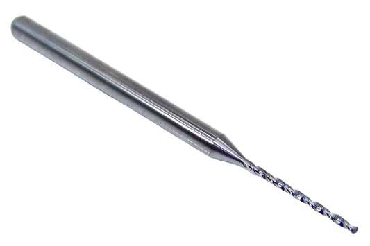 226-0374.591 Kyocera 0.95mm Carbide Drill 2 FLUTE 0.0374" Diameter 0.591" Flute 2" Length 0.1181" Shank 130° Point