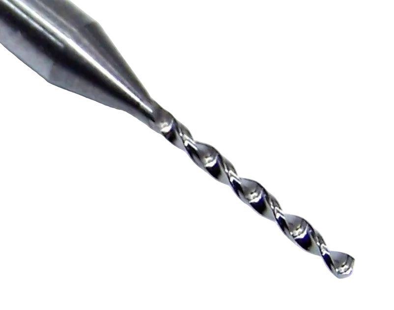 226-0378.400 Kyocera 0.96mm Carbide Drill 2 FLUTE 0.0378" Diameter 0.400" Flute 1.5" Length 0.1181" Shank 130° Point