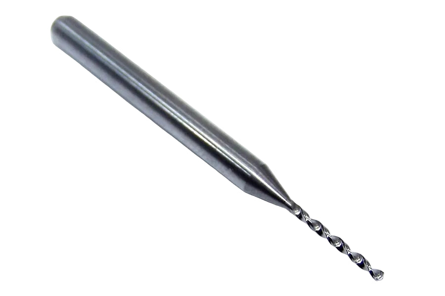 226-0378.400 Kyocera 0.96mm Carbide Drill 2 FLUTE 0.0378" Diameter 0.400" Flute 1.5" Length 0.1181" Shank 130° Point