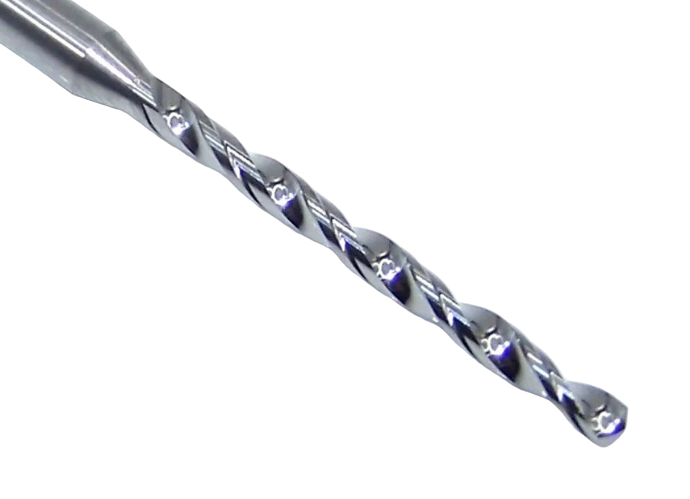 226-0728.898 Kyocera 1.85mm Carbide Drill 2 FLUTE 0.0728" Diameter 0.898" Flute 2" Length 0.1181" Shank 130° Point