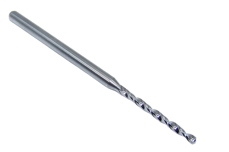 226-0728.898 Kyocera 1.85mm Carbide Drill 2 FLUTE 0.0728" Diameter 0.898" Flute 2" Length 0.1181" Shank 130° Point