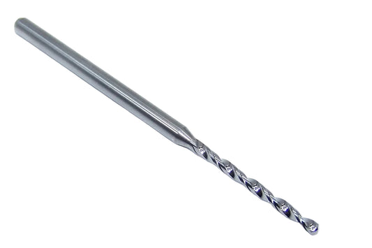226-0728.898 Kyocera 1.85mm Carbide Drill 2 FLUTE 0.0728" Diameter 0.898" Flute 2" Length 0.1181" Shank 130° Point