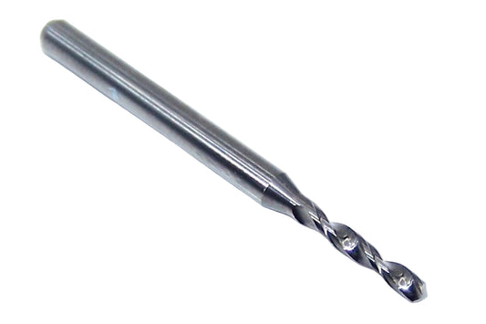 226-0736.400 Kyocera 1.87mm Carbide Drill 2 Flute 0.0736" Diameter 0.400" Flute 1.5" Length 0.1181" Shank 130° Point