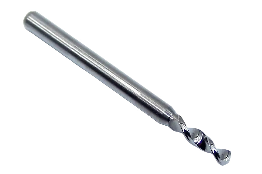 226-0894.400 Kyocera 2.27mm Carbide Drill 2 FLUTE 0.0894" Diameter 0.400" Flute 1.50" Length 0.1181" Shank 130° Point
