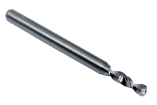 226-0980.400 Kyocera 2.49mm Carbide Drill 2 FLUTE 0.0980" Diameter 0.400" Flute 1.5" Length 0.1181" Shank 130° Point