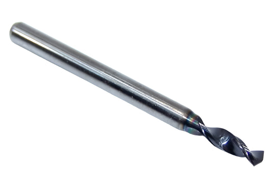 226-1012L400 Kyocera 2.57mm Carbide Drill 2 FLUTE ALTiN Coated 0.1012" Diameter 0.400" Flute 1.5" Length 0.1181" Shank 130° Point