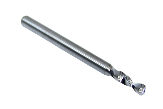 226-1035.400 Kyocera 2.63mm Carbide 2 Flute Drill PCB Type 0.1035" Diameter 0.400" Flute 1.5" Length 0.1181" Shank 130° Point