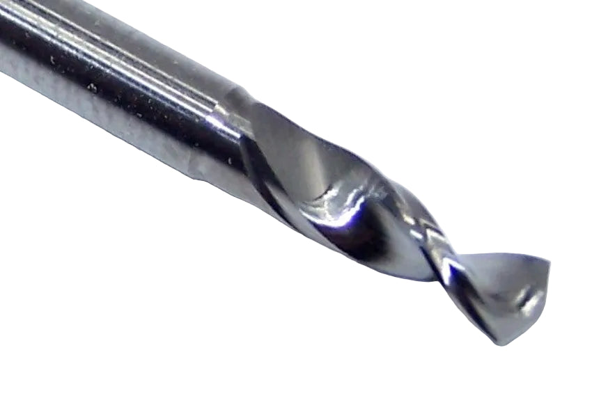 226-1083.400 Kyocera 2.75mm Carbide Drill 2 FLUTE 0.1083" Diameter 0.400" Flute 1.5" Length 0.1181" Shank 130° Point