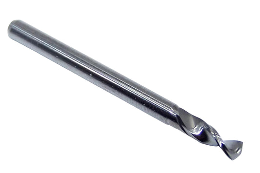 226-1083.400 Kyocera 2.75mm Carbide Drill 2 FLUTE 0.1083" Diameter 0.400" Flute 1.5" Length 0.1181" Shank 130° Point