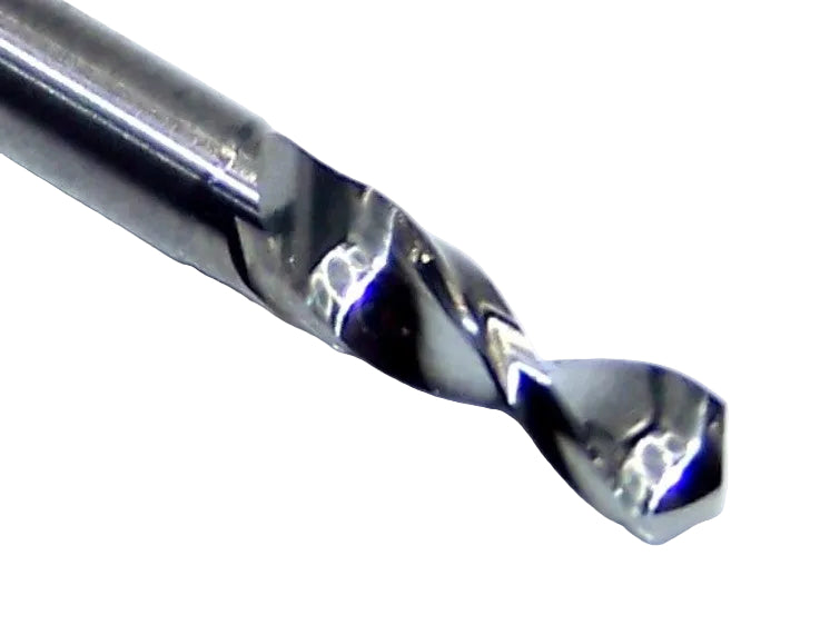226-1110.400 Kyocera 2.82mm Carbide Drill 2 FLUTE 0.1110" Diameter 0.400" Flute 1.5" Length 0.1181" Shank 130° Point