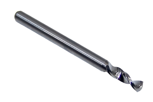 226-1114.400 Kyocera 2.83mm Carbide Drill 2 FLUTE 0.1114" Diameter 0.400" Flute 1.5" Length 0.1181" Shank 130° Point