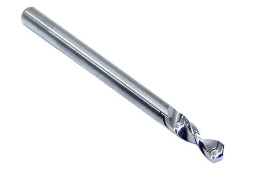 226-1134.400 Kyocera 2.88mm Carbide Drill 2 FLUTE 0.1134" Diameter 0.400" Flute 1.5" Length 0.1181" Shank 130° Point