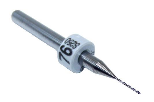 250A0200A250A1 Kyocera #76 Carbide 2 Flute Drill PCB Type .0200" Diameter .250" Flute 1.50" Length .125" Shank