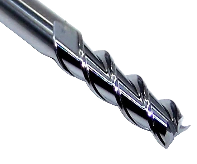 28558 YG1 1/8" Carbide 3 Flute End Mill ALU-POWER SQ for Aluminum .125" Diameter .375" Flute 1.50" OAL .125" Shank