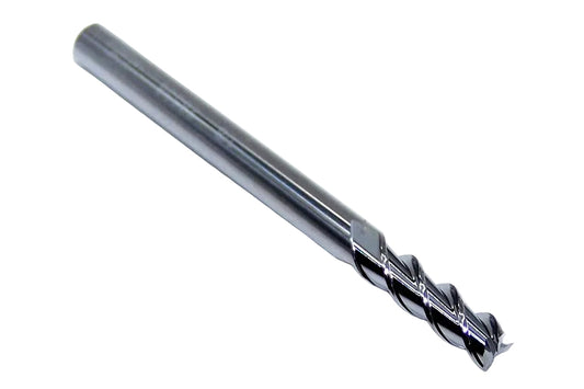 28558 YG1 1/8" Carbide 3 Flute End Mill ALU-POWER SQ for Aluminum .125" Diameter .375" Flute 1.50" OAL .125" Shank