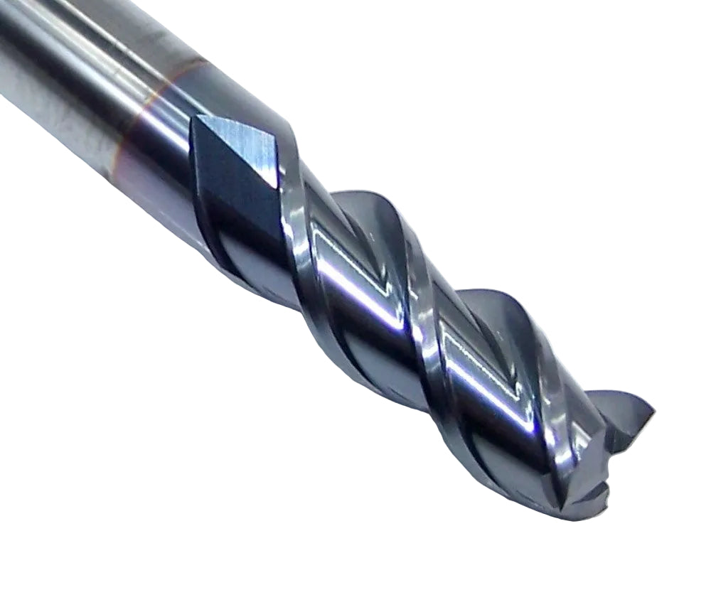 28573TC YG1 1/4" Carbide 3 Flute End Mill ALU-POWER SQ TiCN Coated .250" Diameter 0.625" Flute 2.50" OAL .250" Shank for Aluminum