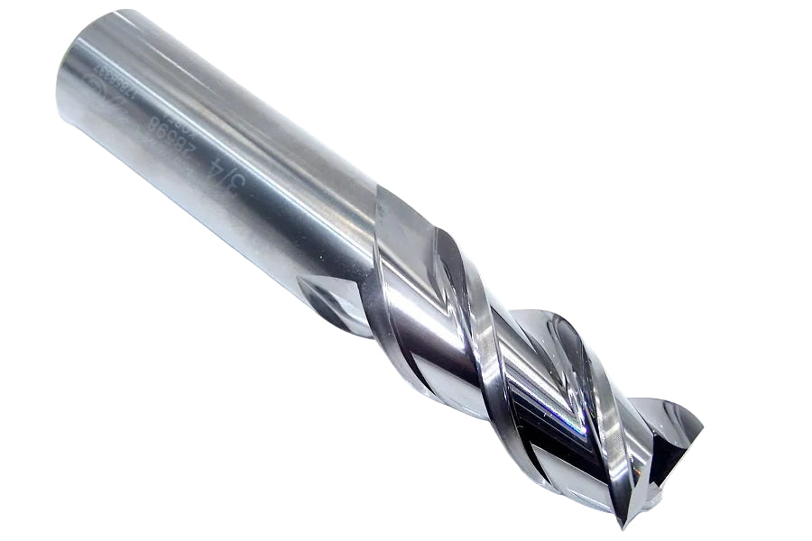 28598 YG1 3/4" Carbide 3 Flute End Mill ALU-POWER SQ for Aluminum .750" Diameter 1.625" Flute 4.00" OAL .750" Shank